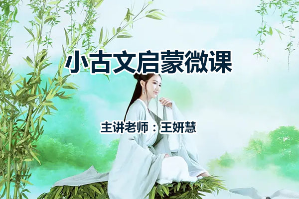 王妍慧:小古文启蒙微课第一季-百万资源网