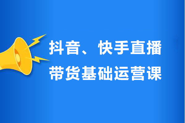 老高电商：抖音、快手直播带货基础运营课-百万资源网