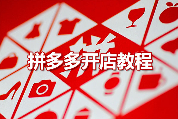 拼多多视频教程：拼多多开店教程-百万资源网