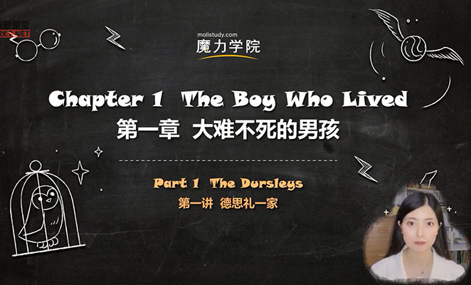 魔力学院张海霞老师 :哈利波特精讲课,全维度提升英语-百万资源网