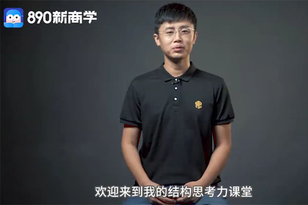 新商学培训课程:逻辑结构思考力训练营(视频+讲义)-百万资源网