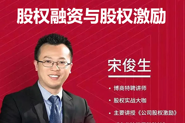 宋俊生：《股权融资与股权激励》视频课程-百万资源网