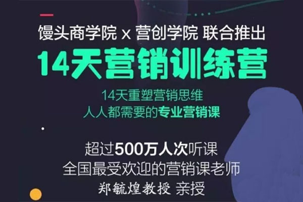 馒头商学院：14天营销训练营课程-百万资源网