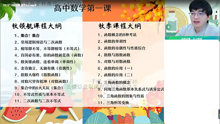张华新高一数学A+尖端暑假班（视频+笔记+资料）-百万资源网