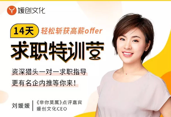 刘媛媛亲授：14天求职特训营，轻松斩获高薪offer-百万资源网