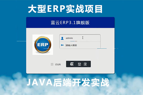 JAVA后端开发实战，大型ERP实战项目（视频+资料+源码）-百万资源网