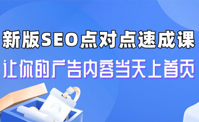 SEO新版课点对点引流速成实战教程：如何让你的广告内容当天上首页-百万资源网