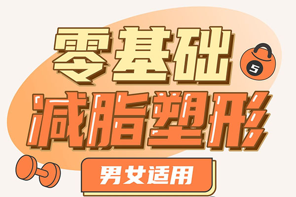 男女适用的零基础减脂塑形课程-百万资源网