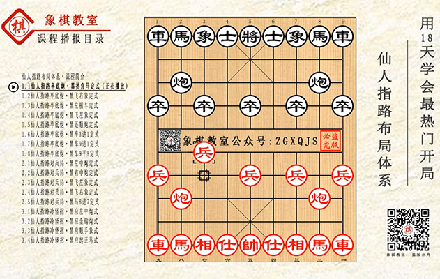 象棋实战教学:用18天学会仙人指路-百万资源网
