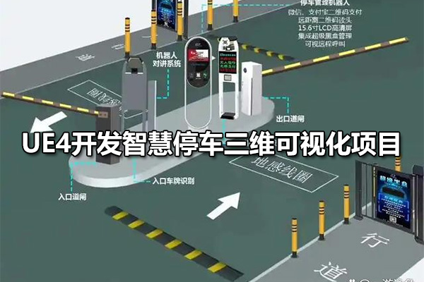 UE4开发智慧停车三维可视化项目全能大师课-百万资源网
