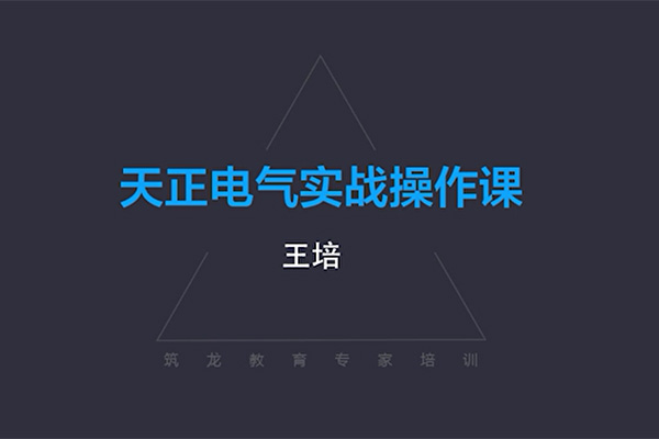 天正电气CAD实战教学：电气CAD大师之路-百万资源网