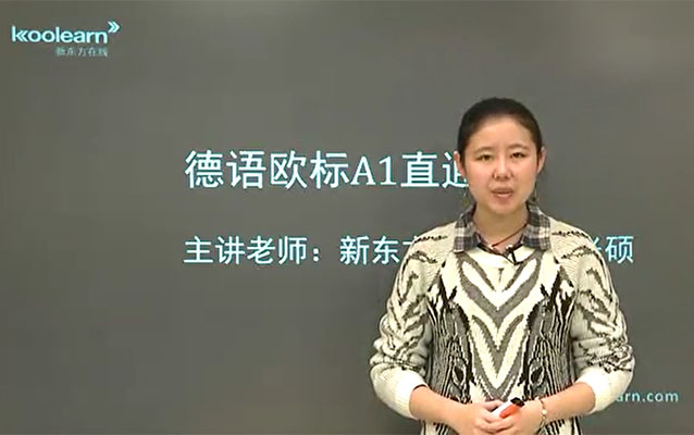 新东方德语欧标A1直通车张硕-百万资源网