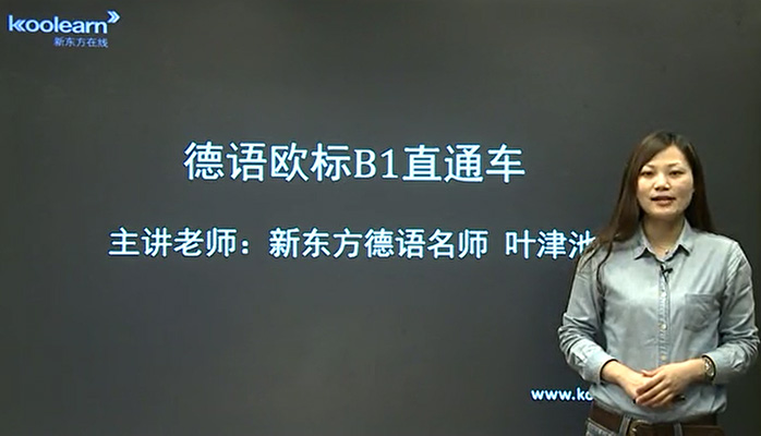 新东方德语欧标B1直通车-叶津池-百万资源网