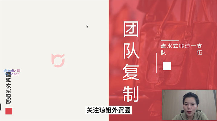 学外贸做跨境实战课：团队复制+询盘转化+展会实操-百万资源网