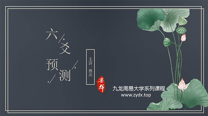 九龙道长弟子班六爻预测课程-百万资源网