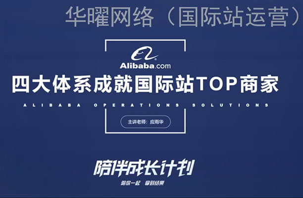 2024华曜·阿里巴巴国际站认知及直通车实操课程（视频+课件）-百万资源网