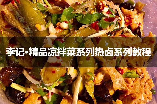 李记·精品凉拌菜系列热卤系列教程,想小本创业,想学习凉拌菜的进-百万资源网