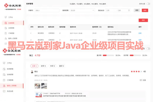 黑马云岚到家Java企业级项目实战(视频+代码+资料)-百万资源网