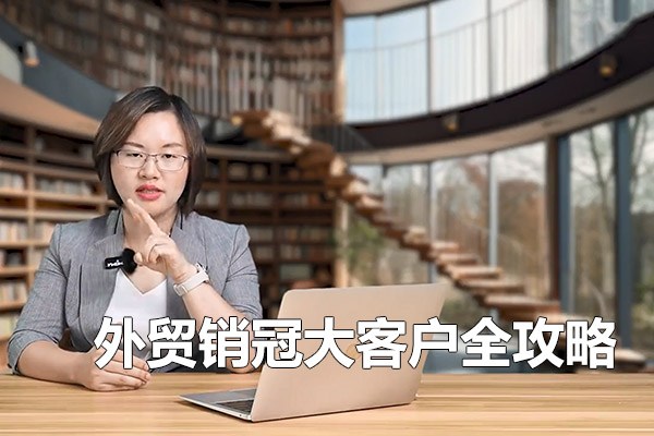 外贸销冠的秘密武器：大客户全攻略视频教程-百万资源网