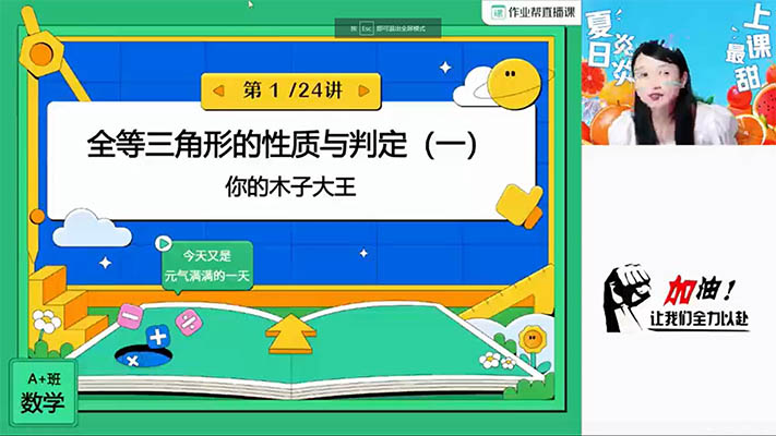 2024作业帮初二数学A+暑假班班李爽(视频+讲义+资料)-百万资源网