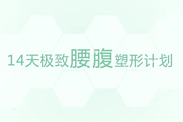 颜捷14天极致腰腹塑形课-百万资源网