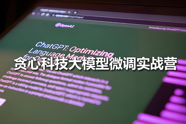 贪心科技大模型微调实战营-百万资源网