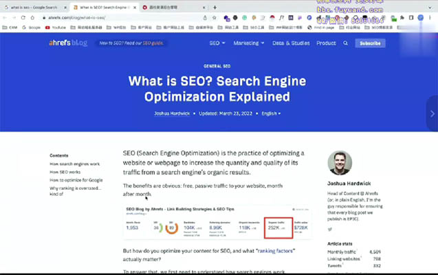 谷歌google独立站SEO系列课:全面提升您的站点流量与排名-百万资源网